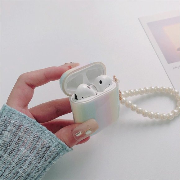 NEW Rainbow Strip Apple Airpods 1 2 Pro case - Picture 4 of 5